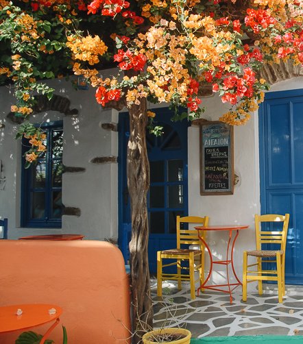 Restaurant grec © Grand Angle - Myriam Bernaudon Restaurant grec