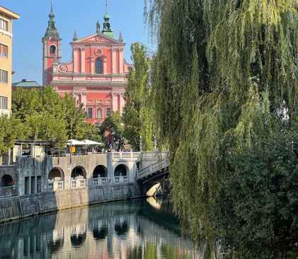 rivière à Ljubljana 