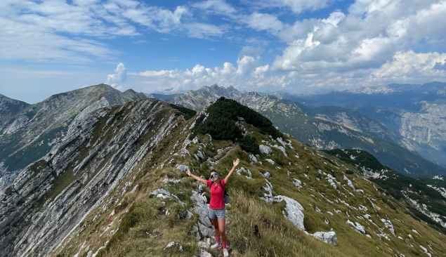 Nina sommet mont vogel - @greenup