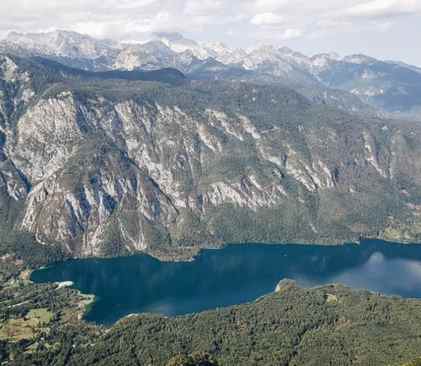 Vue Lac Bohinj - A.Bournerie