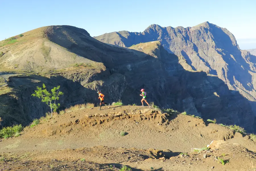 Trail entre les volcans du Cap Vert