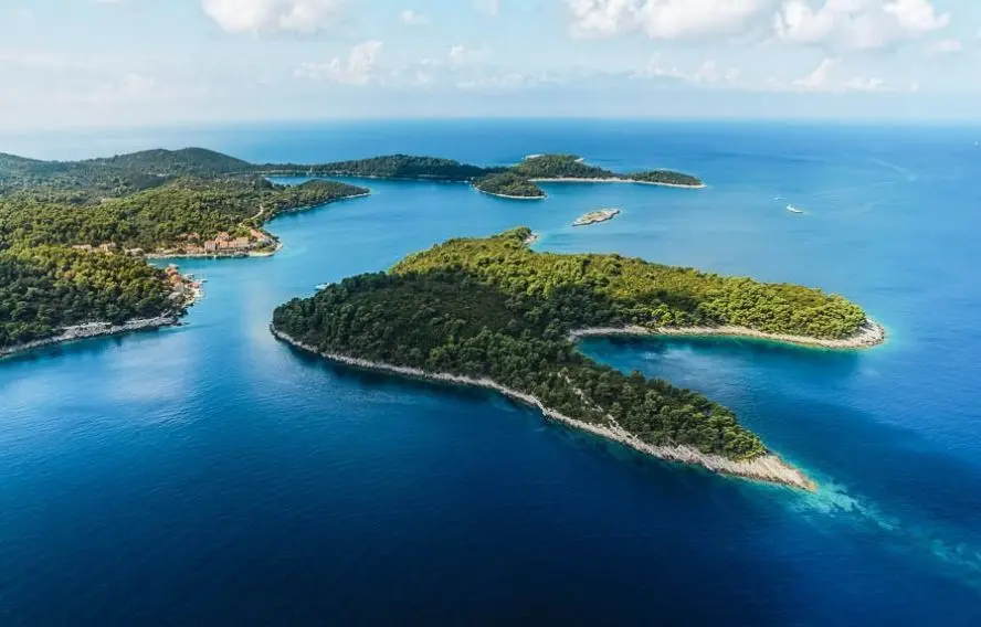 Panorama sur les îles Dalmates