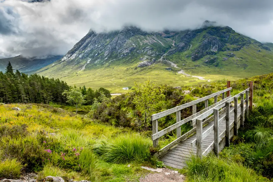 Chemin vers le Devil's Staircase 