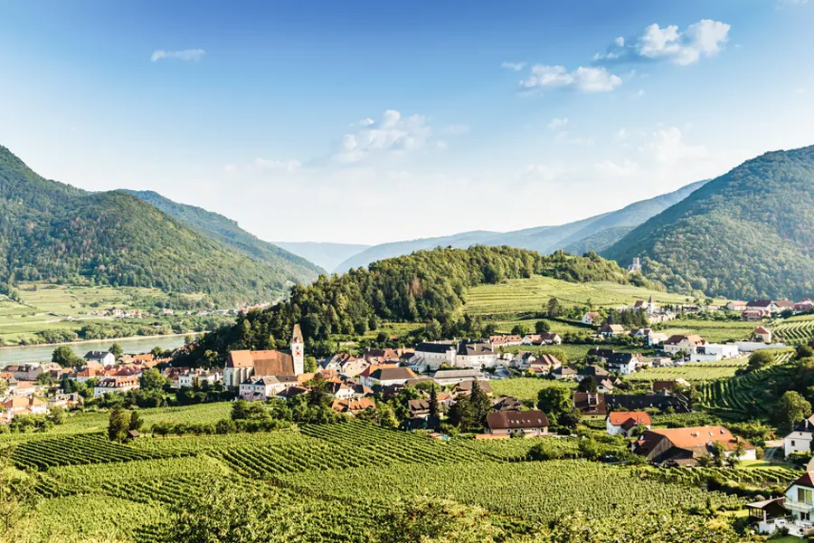 Image De Linz à Vienne à vélo, Danube en famille