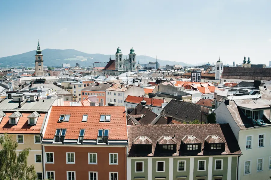 Image De Linz à Vienne à vélo, Danube en famille