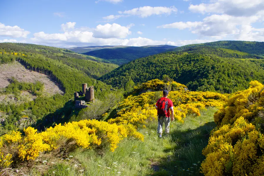Randonnée autour du château de Tournel