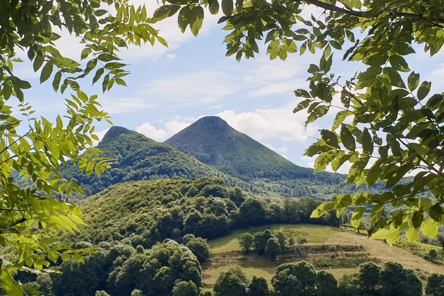 Vue sur les Monts du Cantal