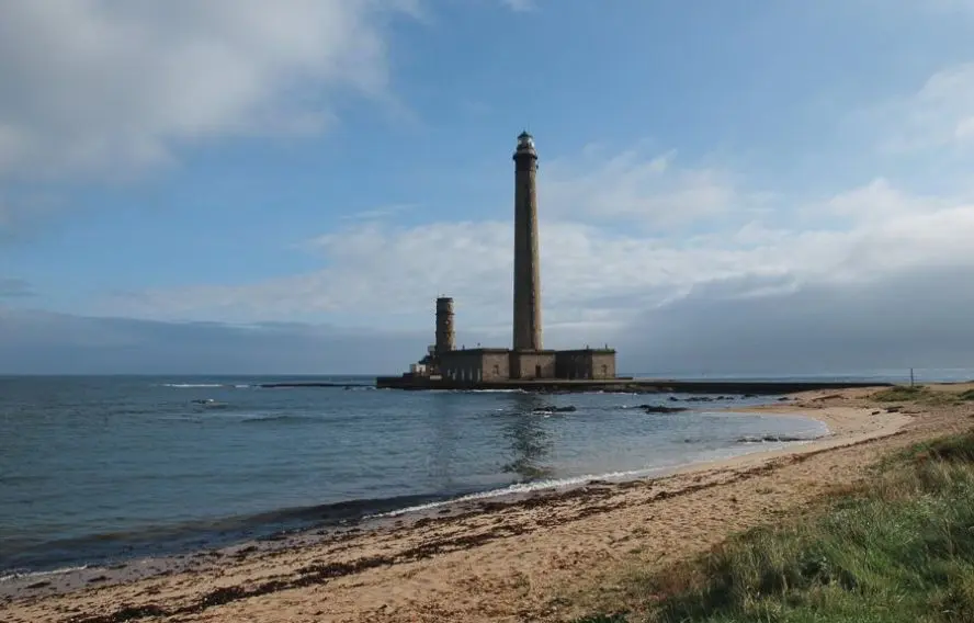Phare sur la côte du Cotentin