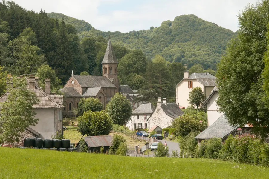 Village de Mandailles au cœur du Cantal