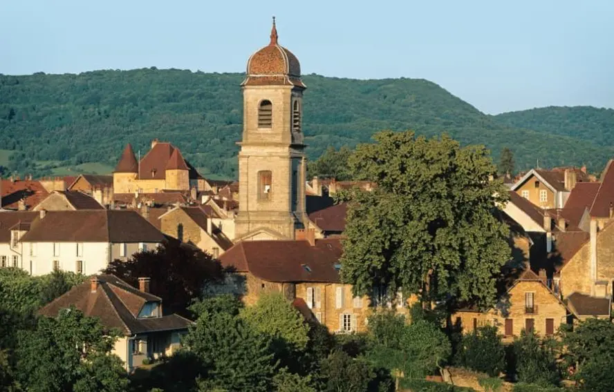 Village d'Arbois dans le Jura