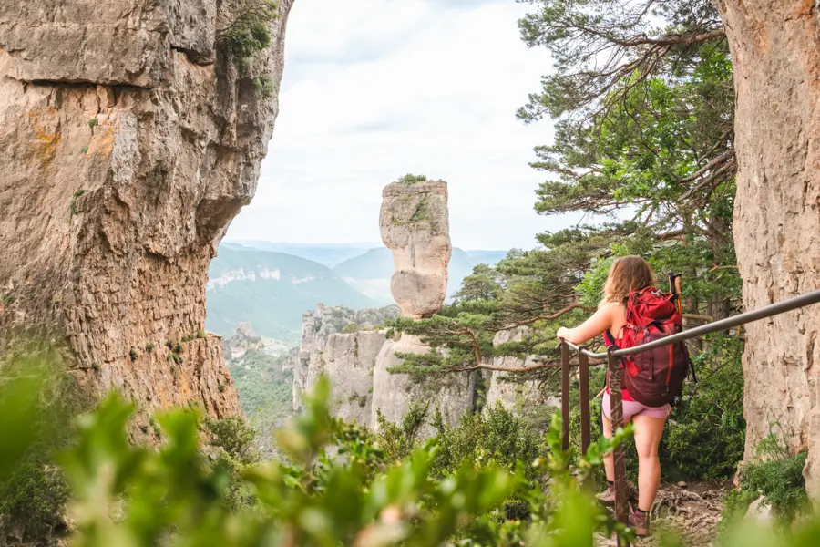 Marion Carcel Vue sur les formations géologiques uniques du Tarn