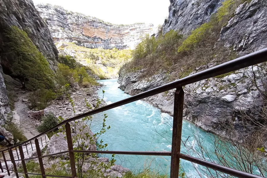 Randonnée sur le sentier Martel
