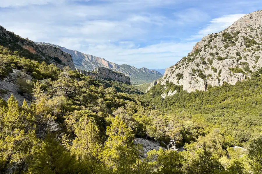 Randonnée à Tiscali