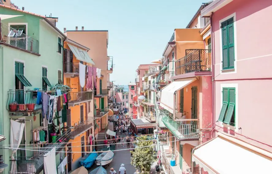 Randonnée dans le village coloré de Manarola