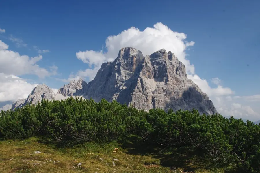 Vue sur le Monte Pelmo