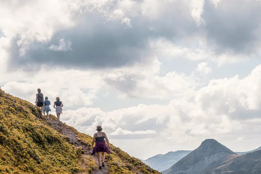 Randonnée dans le Lioran