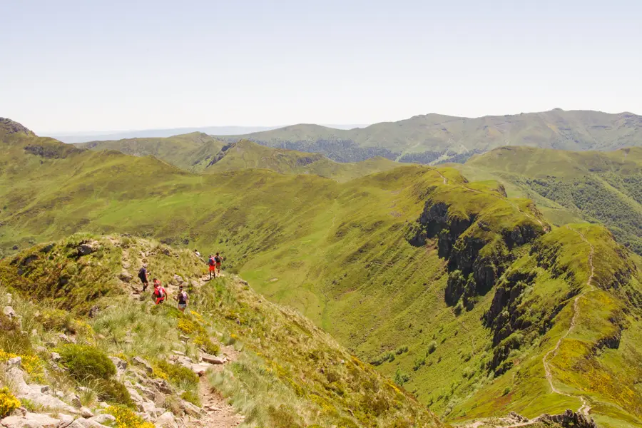 Randonnée dans le parc naturel des Volcans d'Auvergne