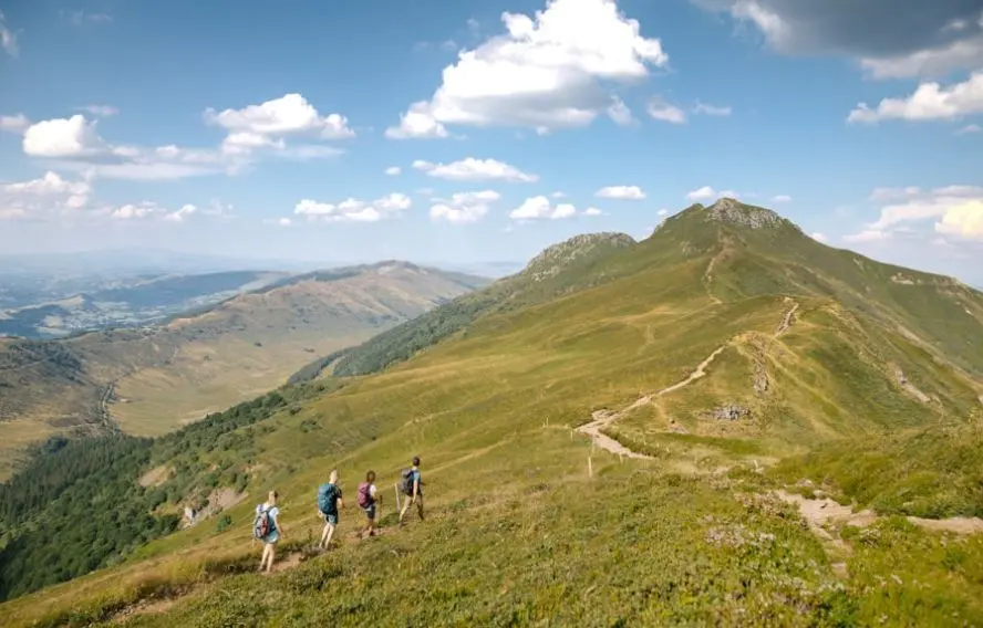 Randonnée sur le stratovolcan du Cantal