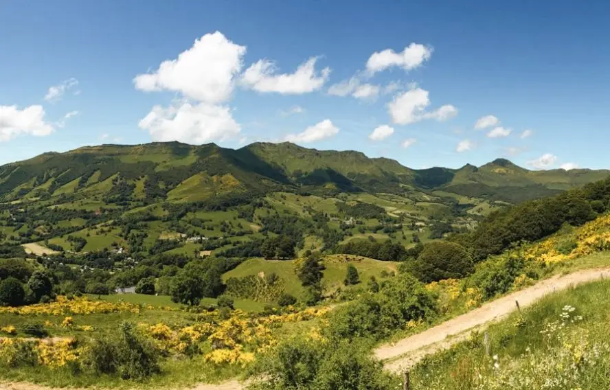 Vallée d'Alagnon, volcans du Cantal