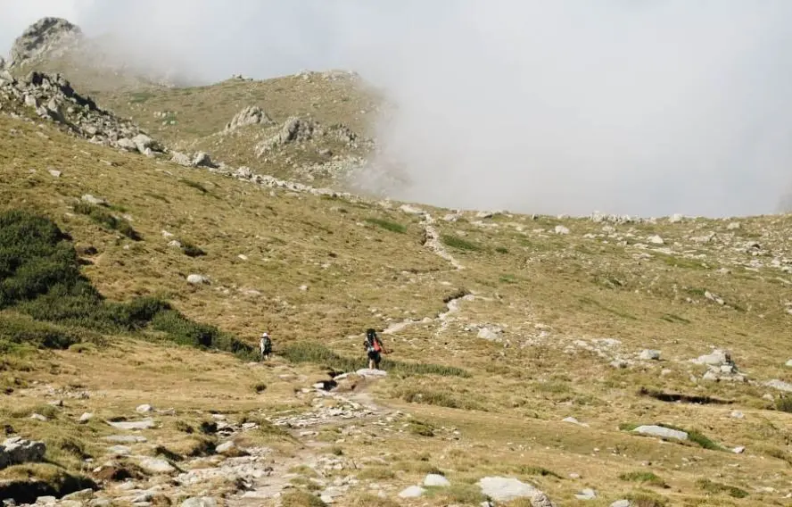 Randonneurs sur le GR 20