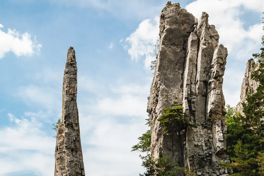 Le Vercors en famille et avec un âne
