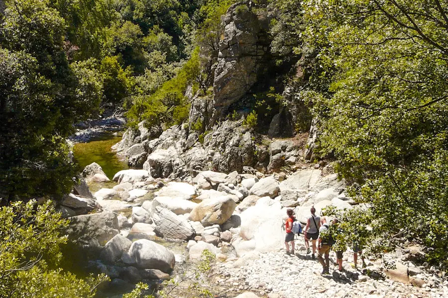 Randonnée au bord de la rivière