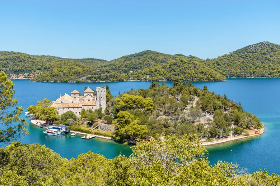 Monastère bénédictin à Mljet