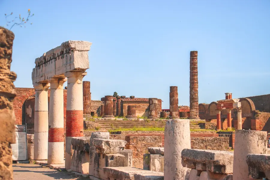 Visite de Pompéi en famille