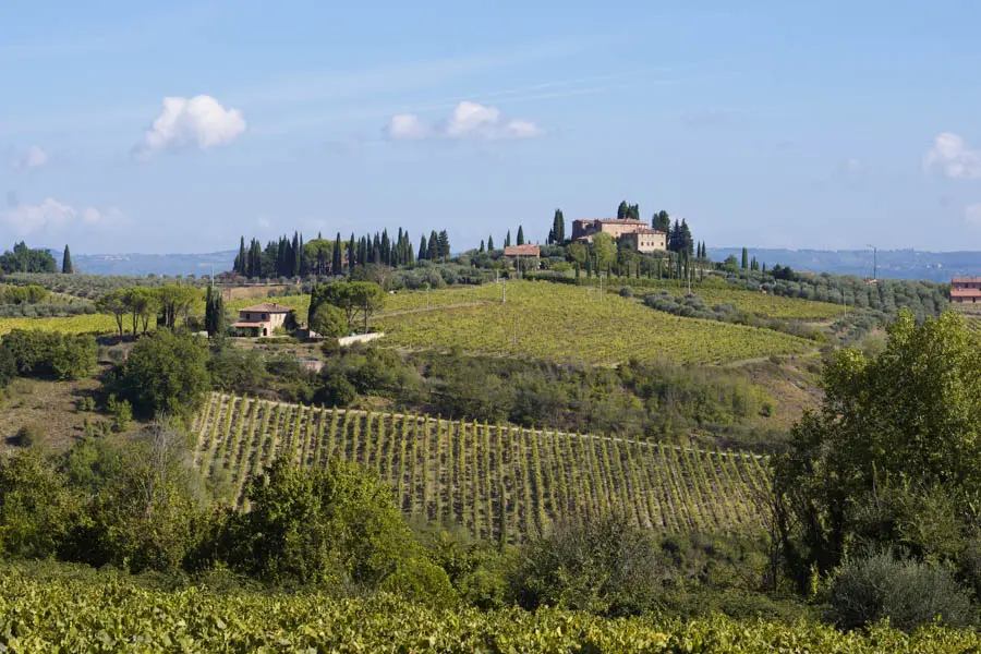 Campagne autour de San Gimignano