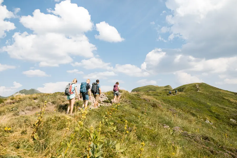 Randonnée dans les monts du Cantal