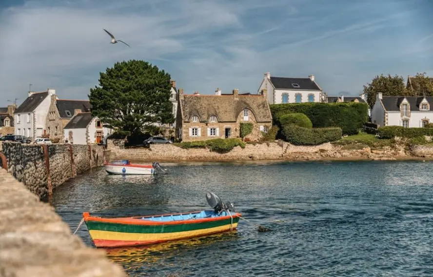 Port sur l'île de Saint-Cado
