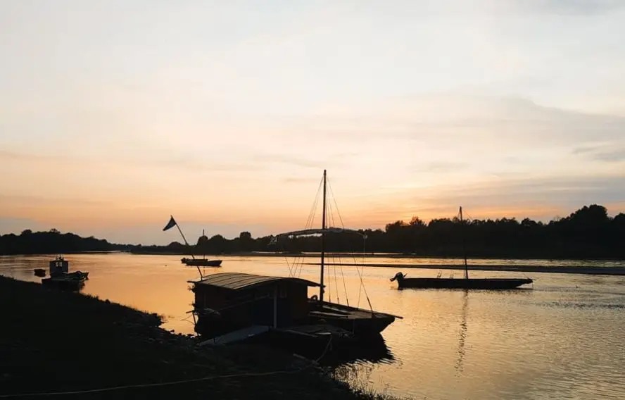 Coucher de soleil vers Chaumont-sur-Loire