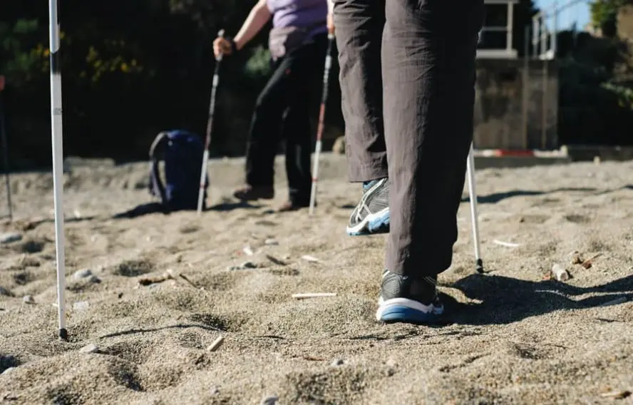 Etirements marche nordique