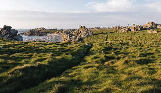 l'île d'Ouessant en Bretagne