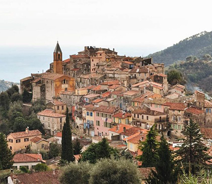 village gorbio dans les alpes maritimes