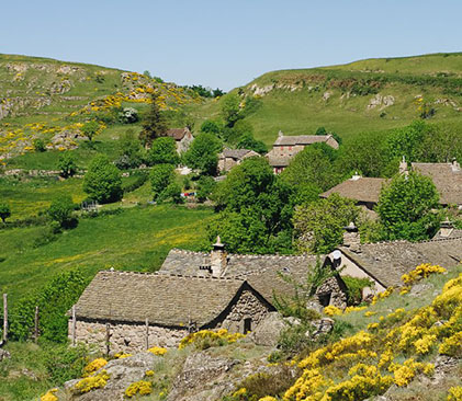 Village des Cévennes sur le chemin de Stevenson - PSJean