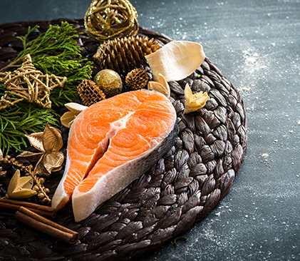 En suède, au buffet de noel il y a du saumon - AdobeStock