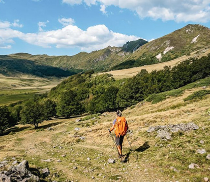 Randonnée dans la vallée de la fontaine salée dans le Sancy - GRohart