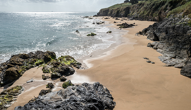 Plage de Port-Donnant en Bretagne 