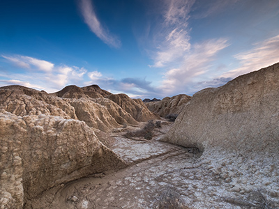 Canyon dans le désert des Bardenas en Espagne - TNguyen