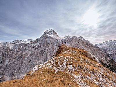 Sommet du Triglav en Slovénie