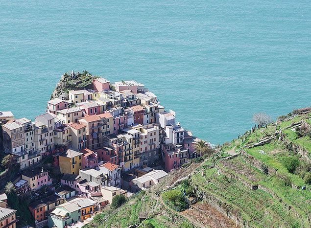 Le village de Manarola dans les Cinque Terre - JHeyte