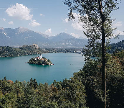 île de bled, Slovénie