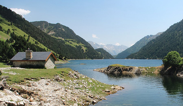 lac d'Aubert, dans les Pyrénées