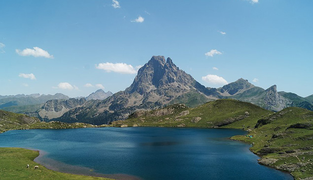 Le pic du midi d'Ossau, dans les Pyrénées