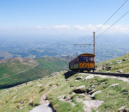 Train de la Rhune, dans le Pays-Basque