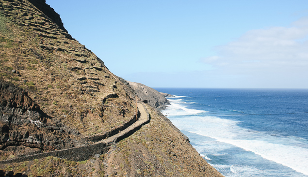 sentier cotier au cap-vert