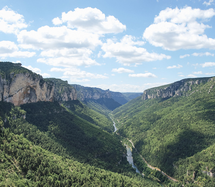 panorama de la vallee du tarn