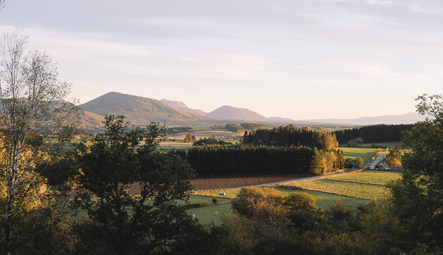 paysage de la chaine des puys