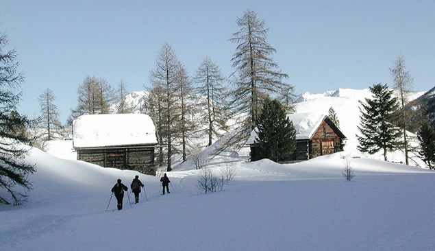 Groupe de randonneurs dans les Hautes-Alpes